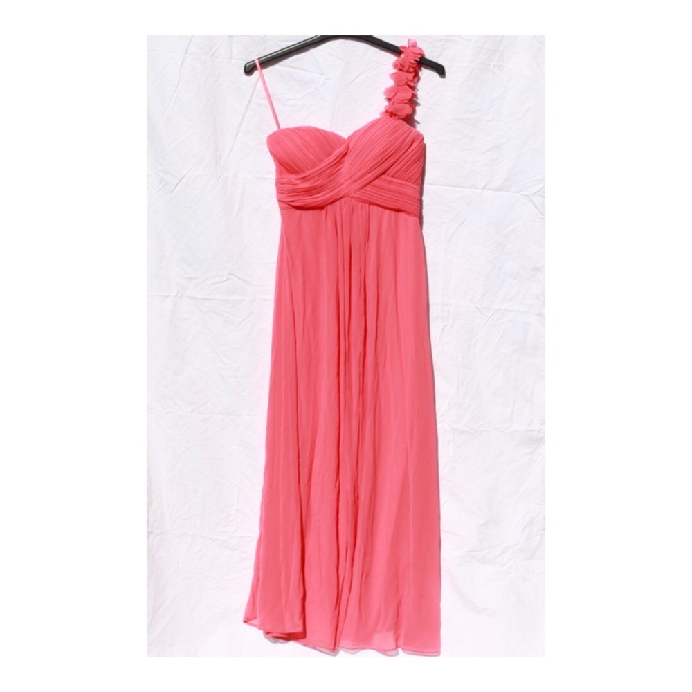 Long blush dress